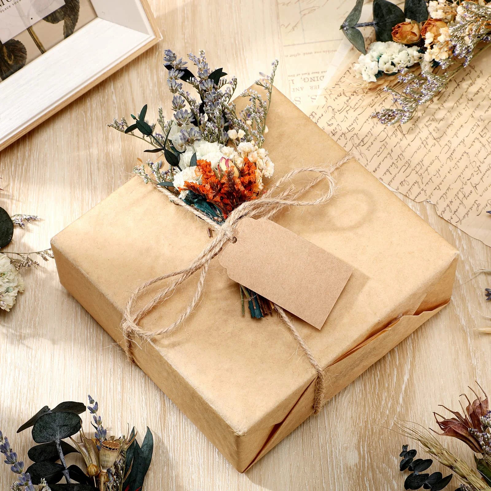 MODANU Boho Dried Flower Bouquets (6-Piece Set, Style 1)