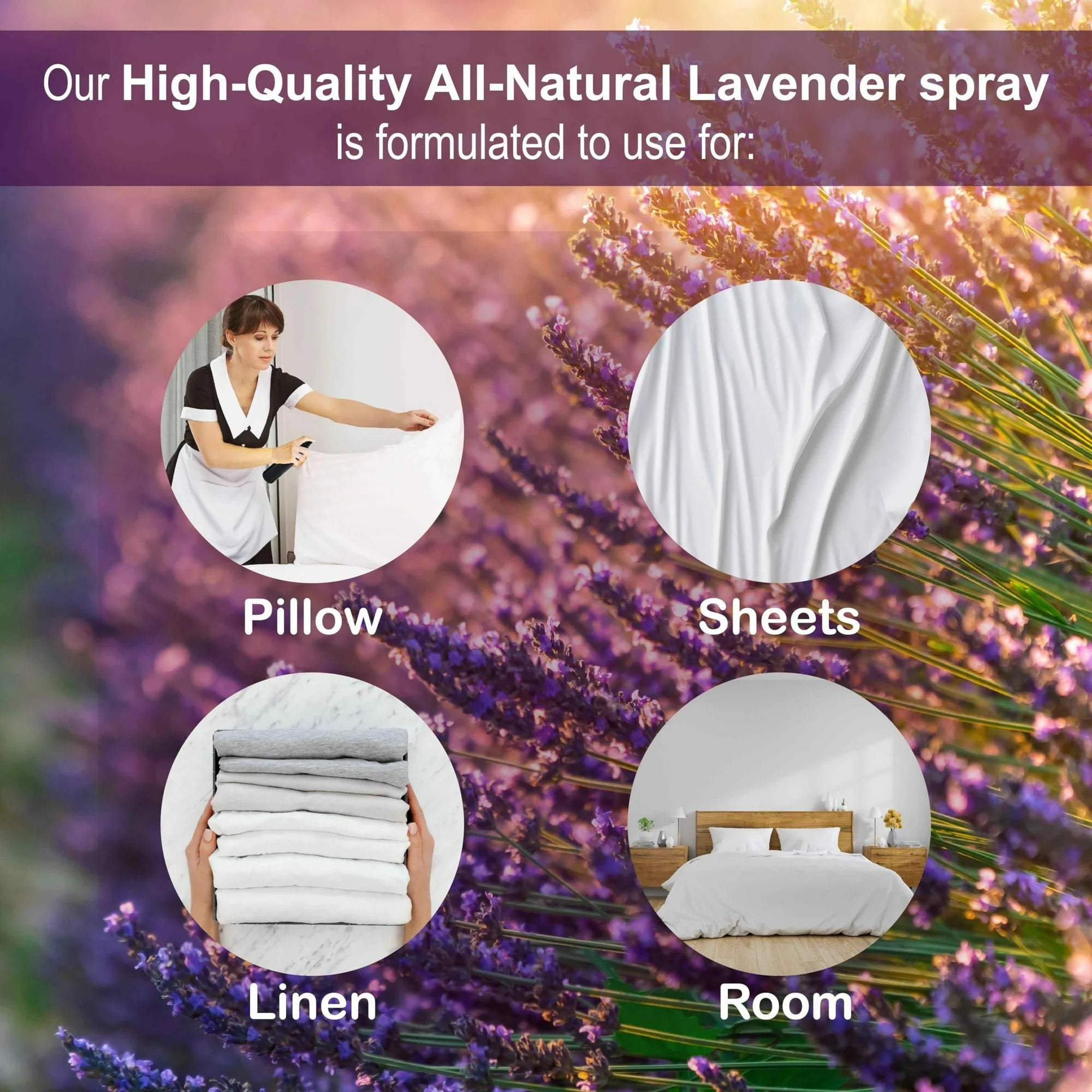 Aromasong Natural Lavender Room & Linen Spray (4 fl oz)