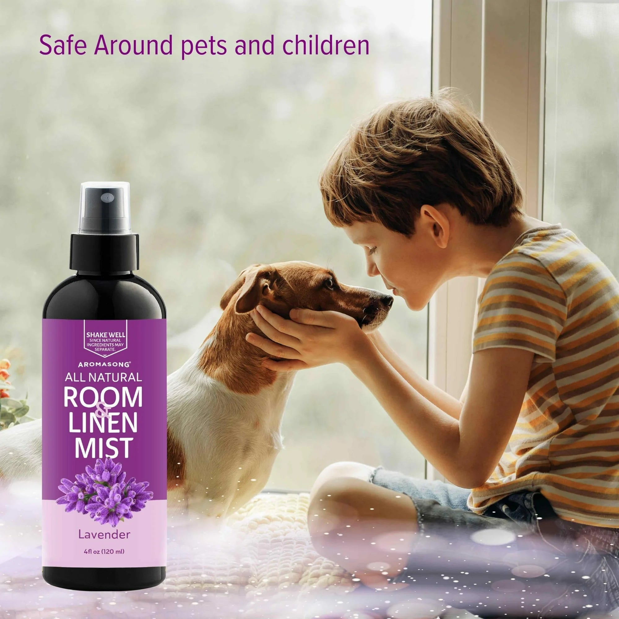 Aromasong Natural Lavender Room & Linen Spray (4 fl oz)