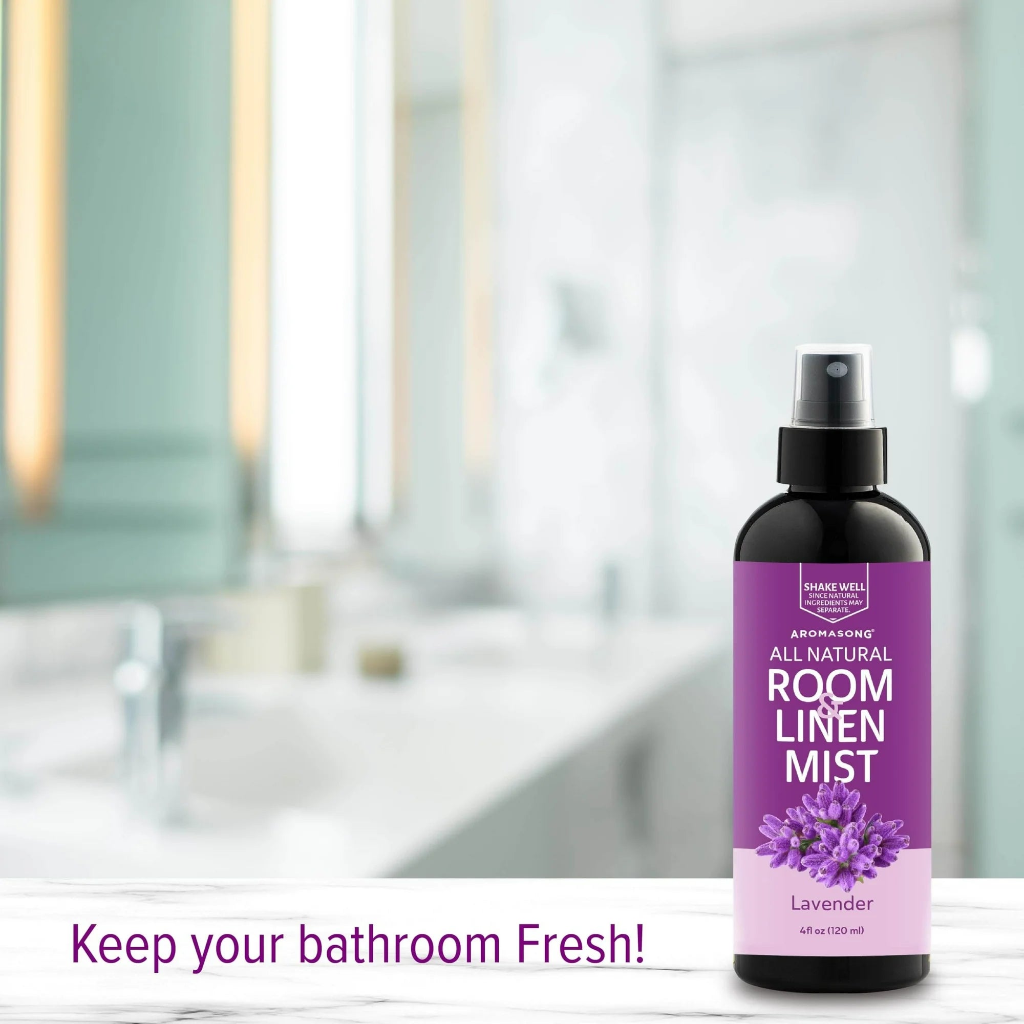 Aromasong Natural Lavender Room & Linen Spray (4 fl oz)