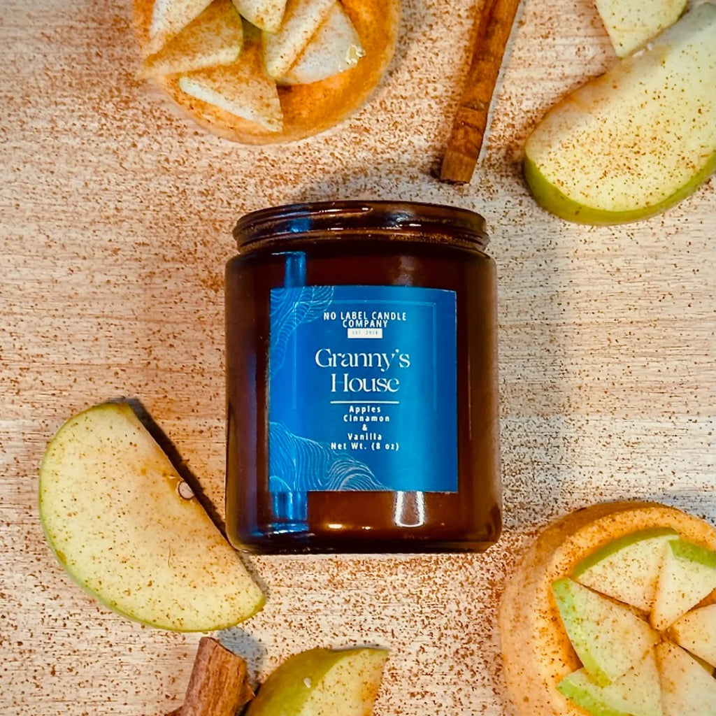 Holiday Candle Gift Set – Apple Pie, Christmas Cookie & Blue Spruce (3 × 8 oz Soy Candles)