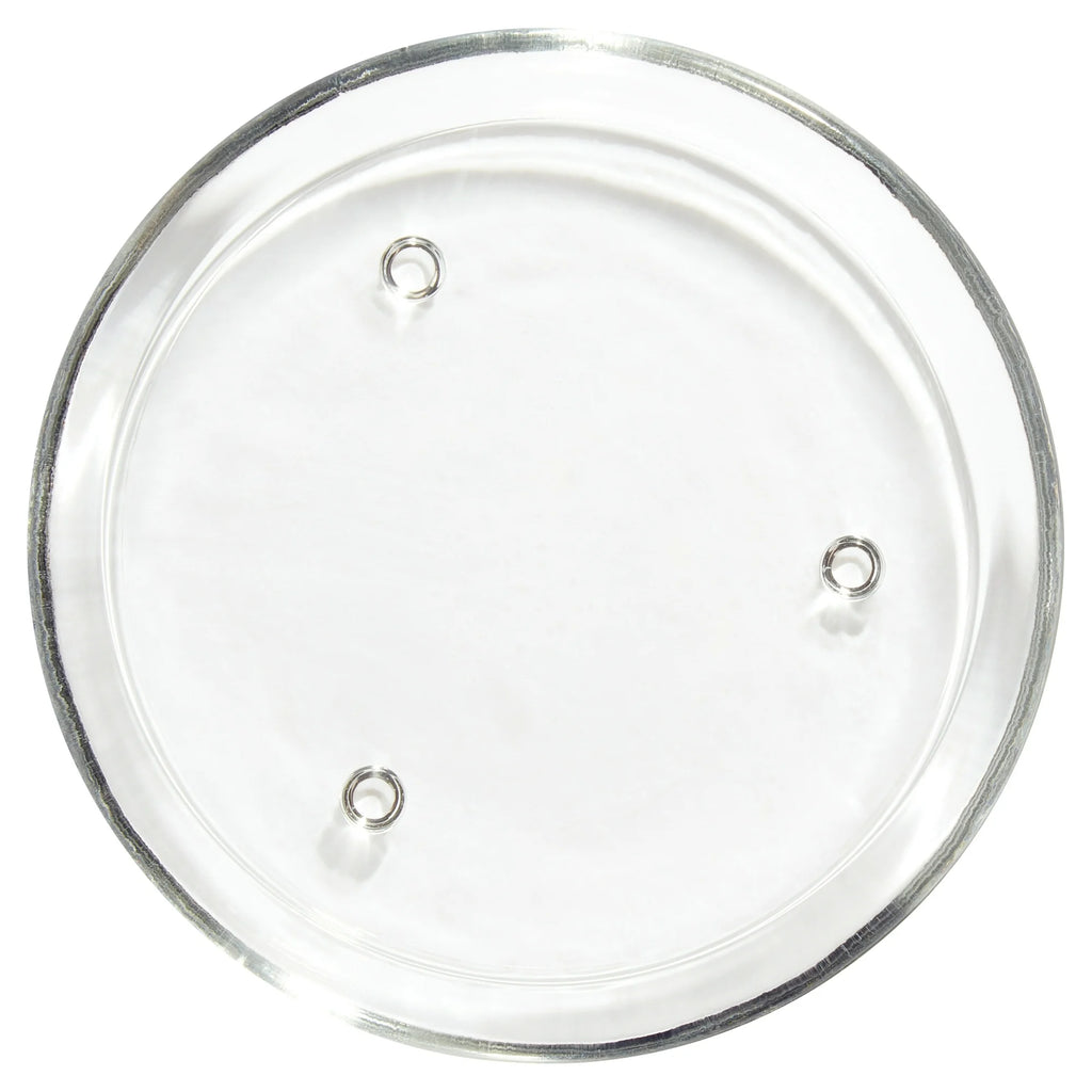 Mainstays Decorative Glass Candleholder Plate (Clear, 5")
