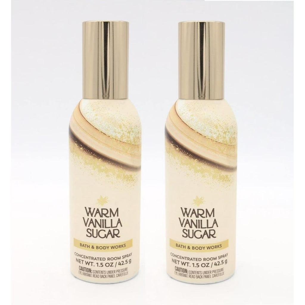 2 Pack Bath & Body Works Warm Vanilla Sugar Concentrated Room Spray (1.5 oz)