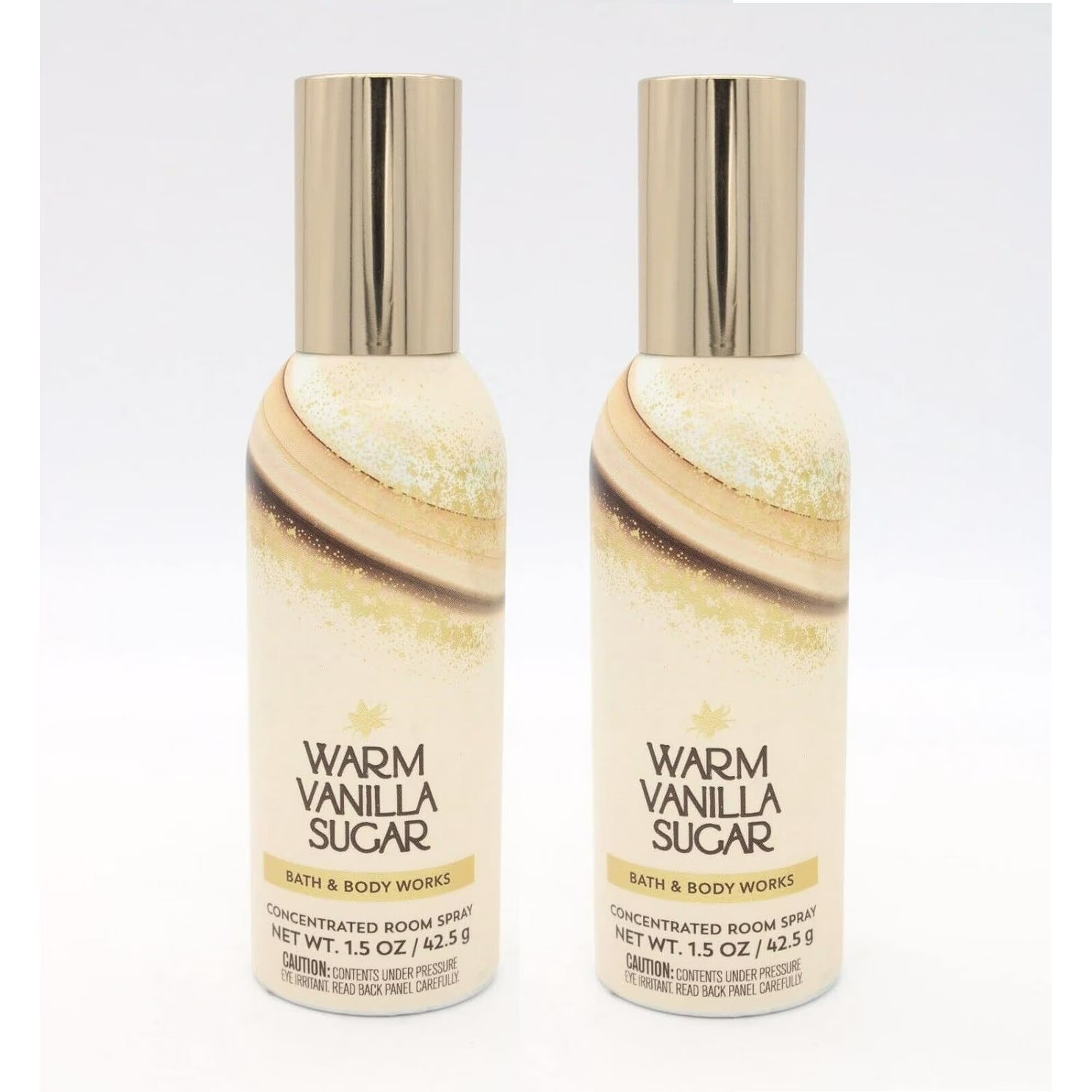 2 Pack Bath & Body Works Warm Vanilla Sugar Concentrated Room Spray (1.5 oz)